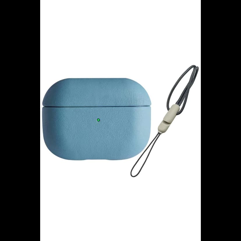 Newface Apple Airpods 3 (3.nesil) 405 Deri Kılıf - Sierra Blue
