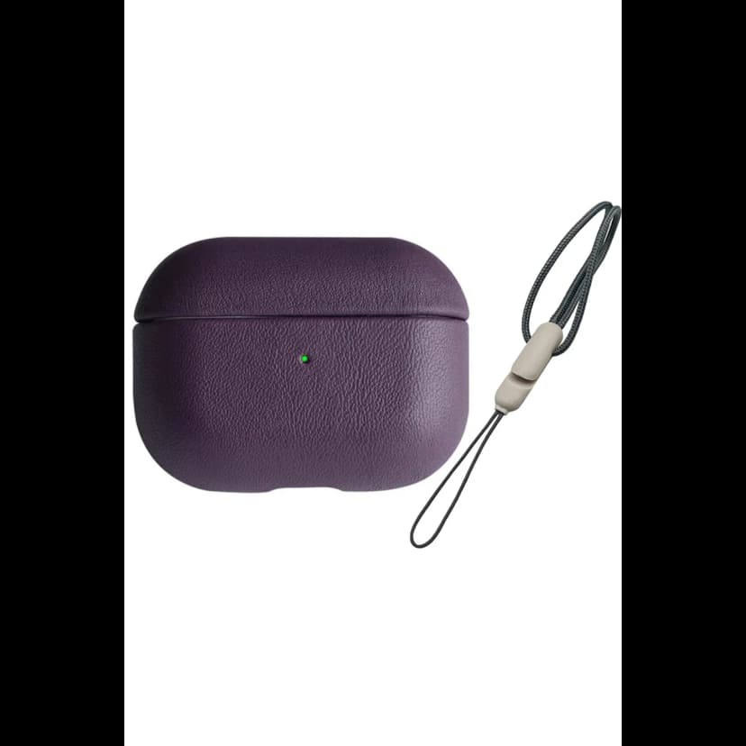 Newface Apple Airpods Pro 2 (2.nesil) 405 Deri Kılıf - Mor