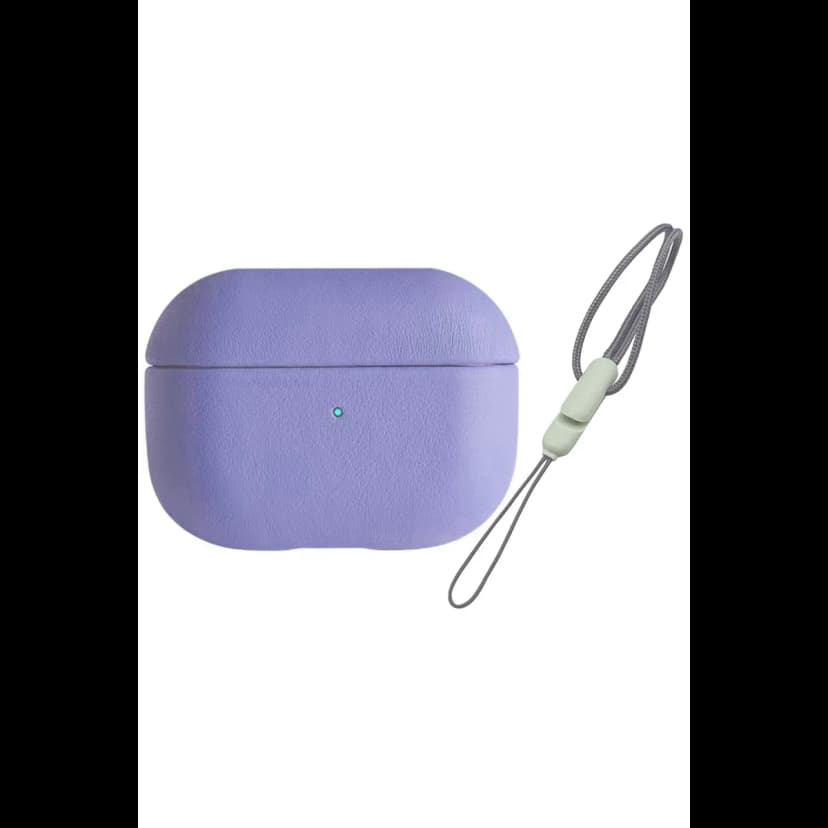 Newface Apple Airpods Pro 2 (2.nesil) 405 Deri Kılıf - Lila
