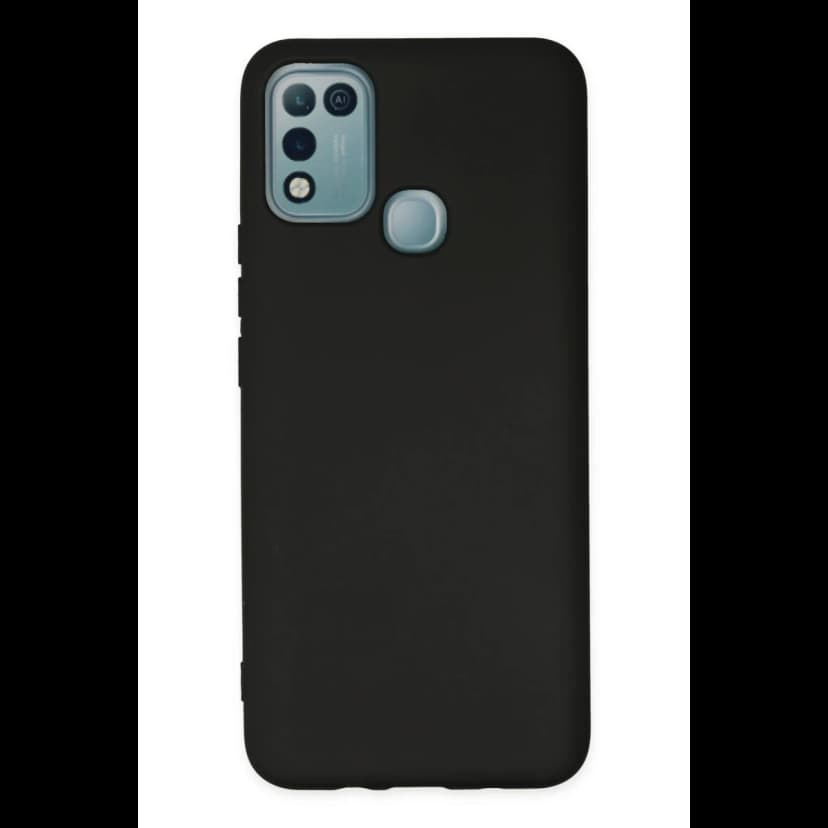 Newface İnfinix Hot 10 Play Kılıf Nano içi Kadife Silikon - Siyah