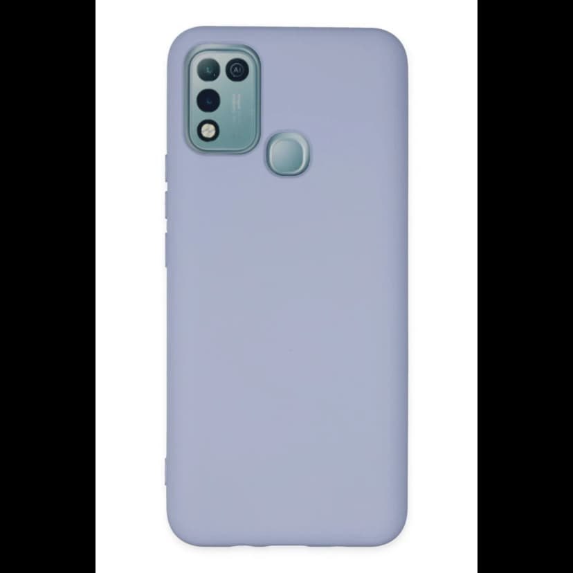 Newface İnfinix Hot 10 Play Kılıf Nano içi Kadife Silikon - Lila
