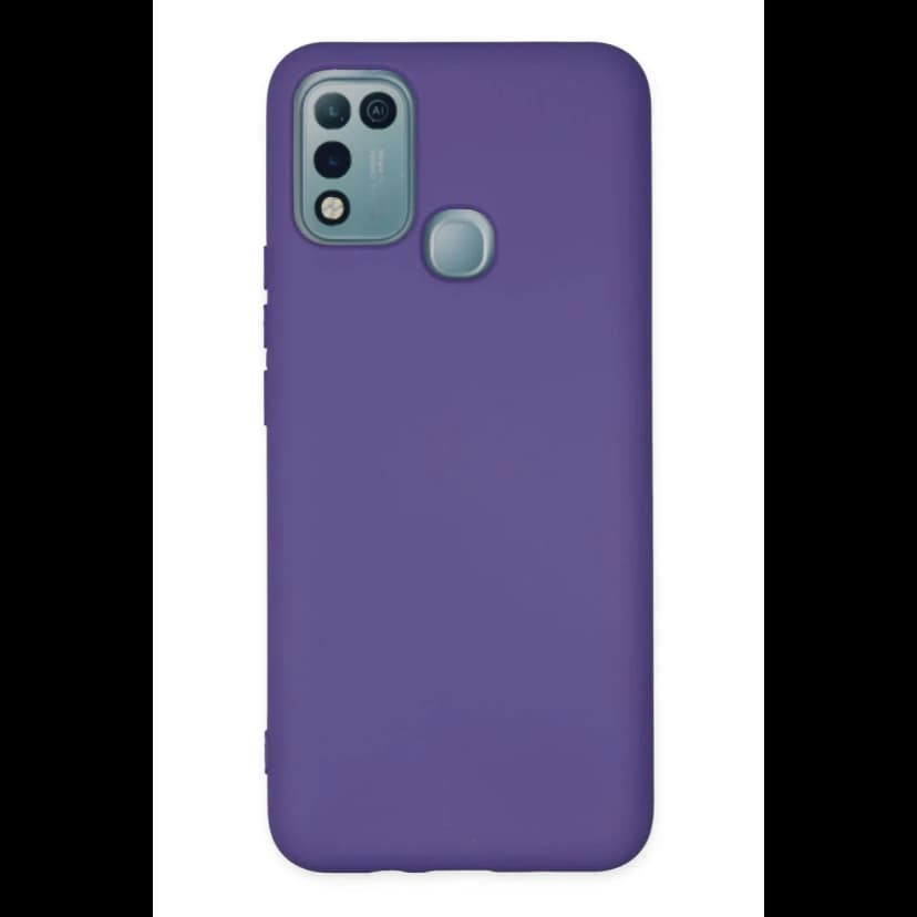Newface İnfinix Hot 10 Play Kılıf Nano içi Kadife Silikon - Mor