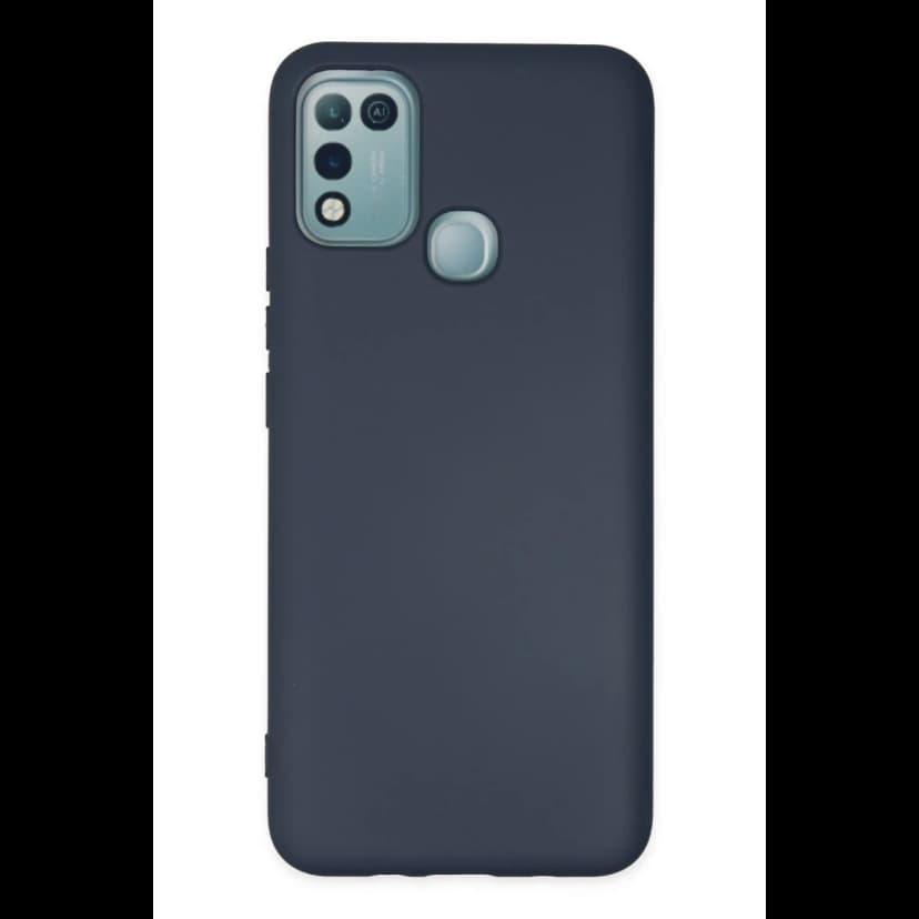 Newface İnfinix Hot 10 Play Kılıf Nano içi Kadife Silikon - Lacivert