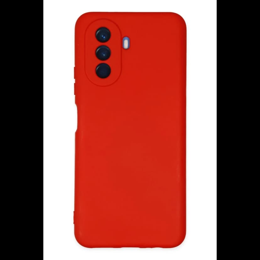 Newface Huawei Nova Y70 Kılıf Nano içi Kadife Silikon - Kırmızı