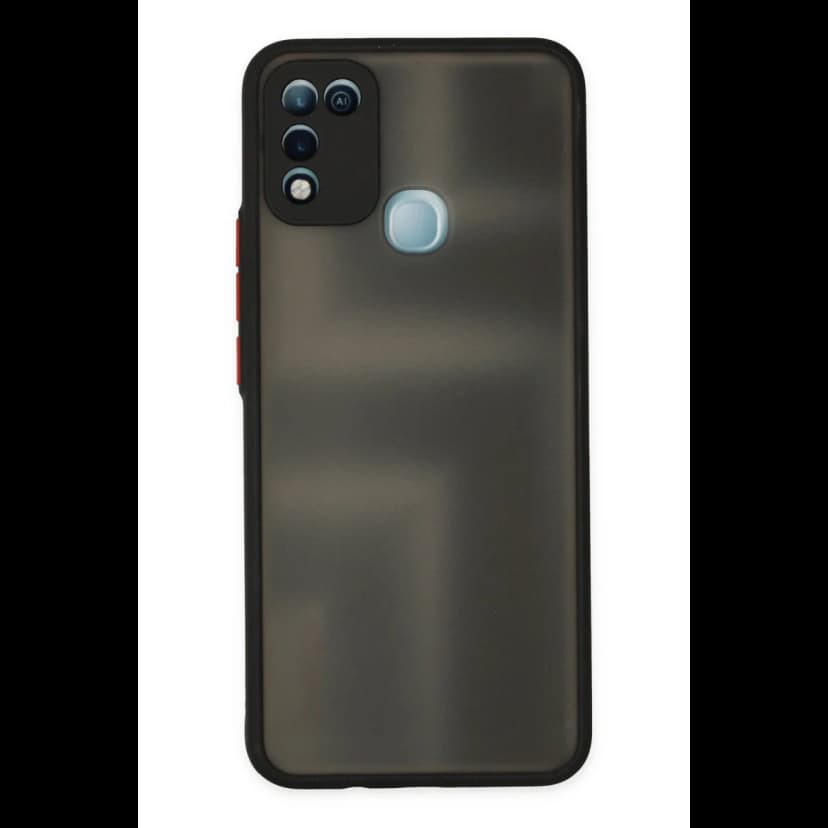Newface İnfinix Hot 10 Play Kılıf Montreal Silikon Kapak - Siyah