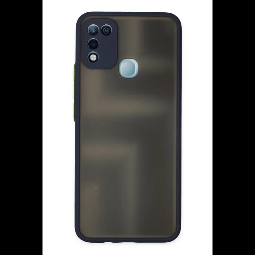 Newface İnfinix Hot 10 Play Kılıf Montreal Silikon Kapak - Lacivert