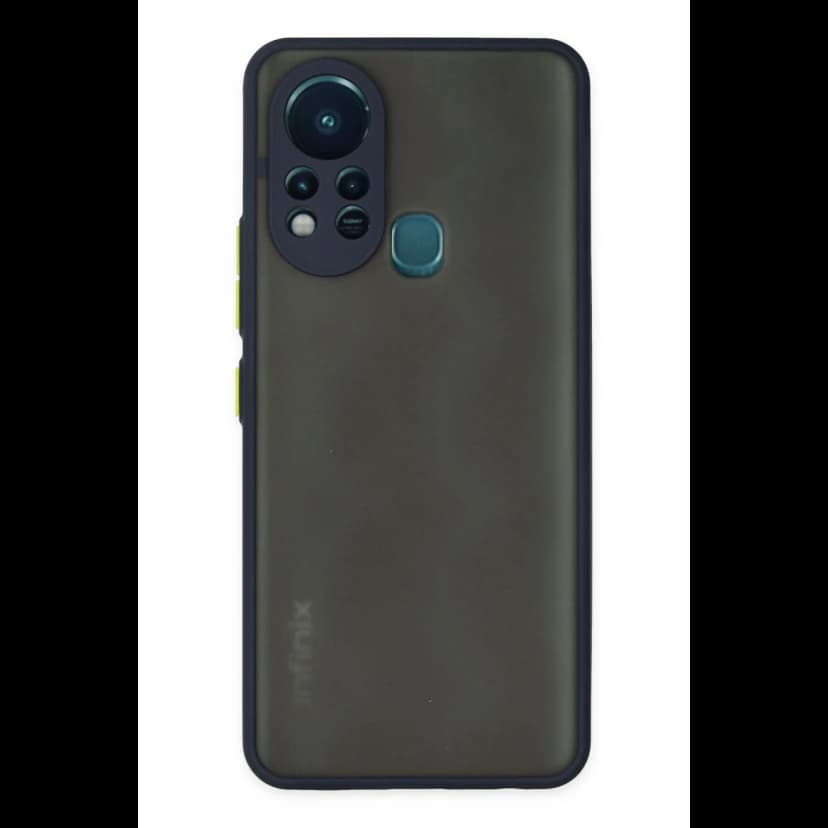 Newface İnfinix Hot 11s Kılıf Montreal Silikon Kapak - Lacivert