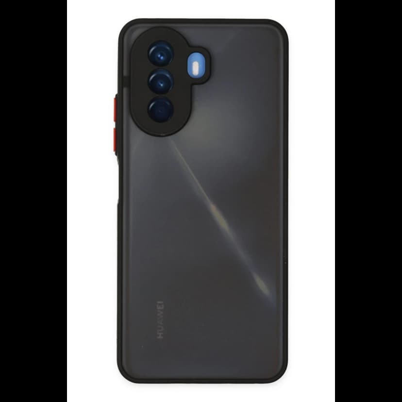 Newface Huawei Nova Y70 Kılıf Montreal Silikon Kapak - Siyah