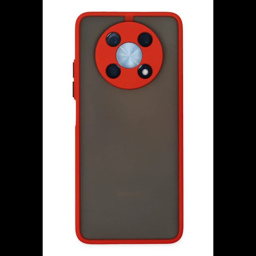 Newface Huawei Nova Y90 Kılıf Montreal Silikon Kapak - Kırmızı