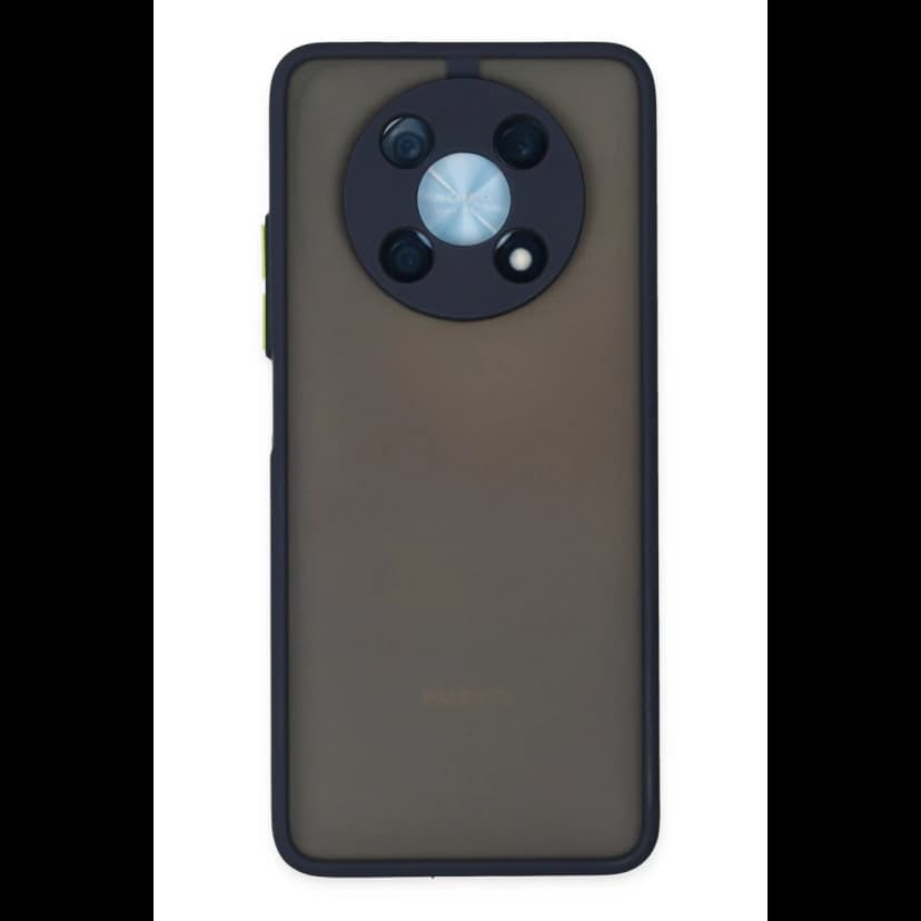 Newface Huawei Nova Y90 Kılıf Montreal Silikon Kapak - Lacivert