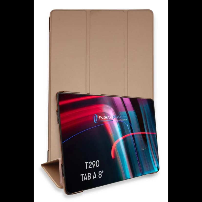 Newface Samsung Galaxy T290 Tab A 8 Kılıf Tablet Smart Kılıf - Rose Gold