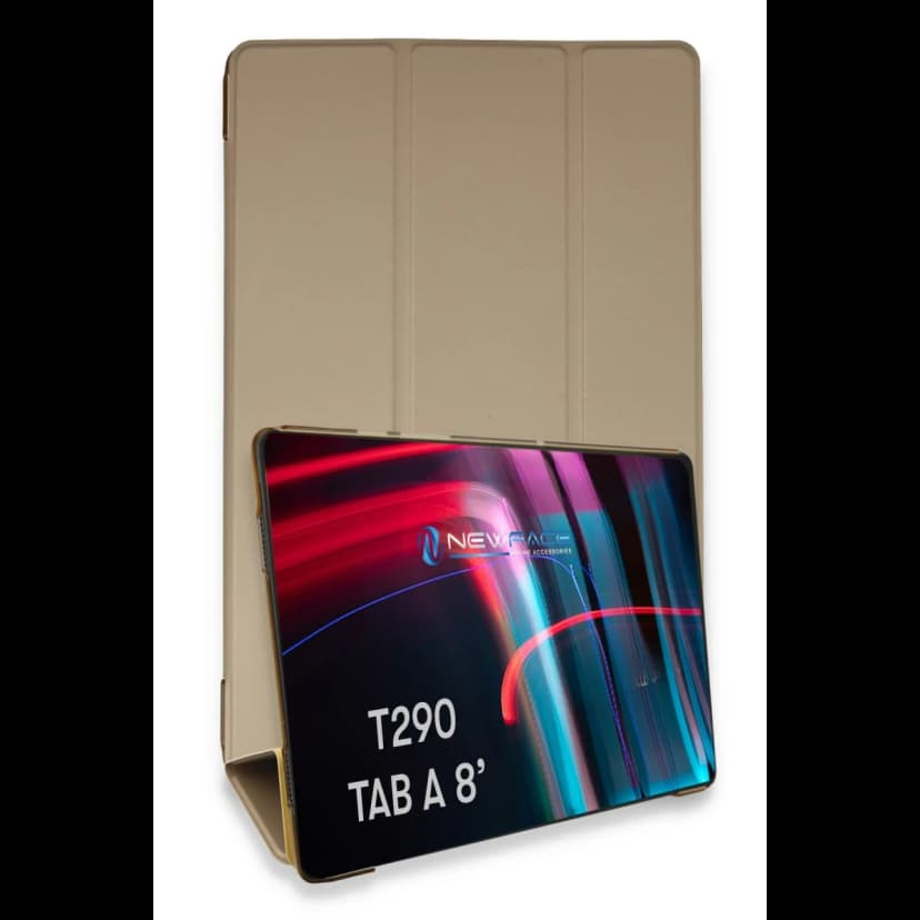 Newface Samsung Galaxy T290 Tab A 8 Kılıf Tablet Smart Kılıf - Gold