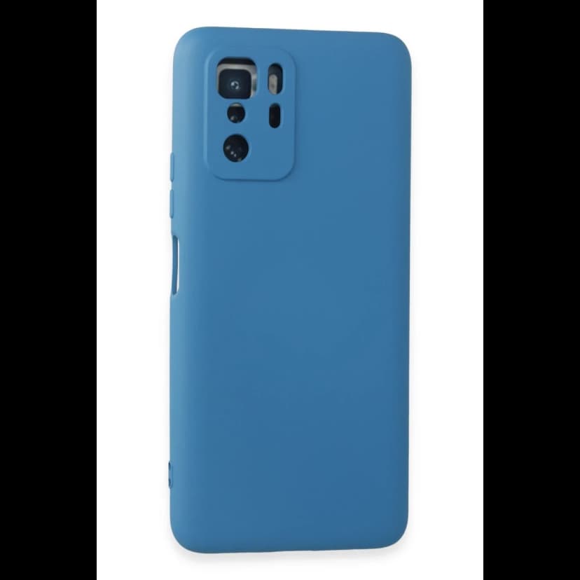 Newface Xiaomi Poco X3 GT Kılıf Nano içi Kadife Silikon - Mavi