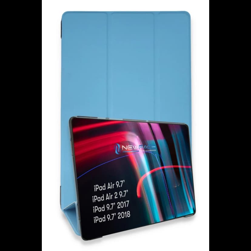 Newface Apple iPad 5 Air 9.7 Kılıf Tablet Smart Kılıf - Mavi