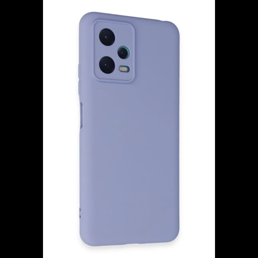 Newface Xiaomi Redmi Note 12 5G Kılıf Nano içi Kadife Silikon - Lila