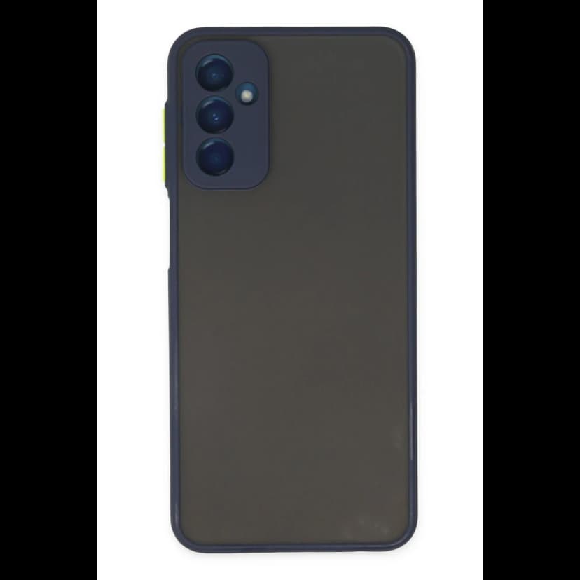 Newface Samsung Galaxy M13 Kılıf Montreal Silikon Kapak - Lacivert