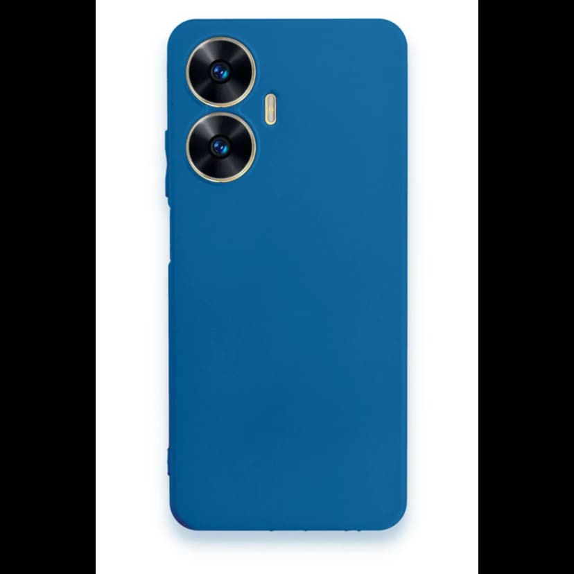 Newface Realme C55 Kılıf First Silikon - Mavi