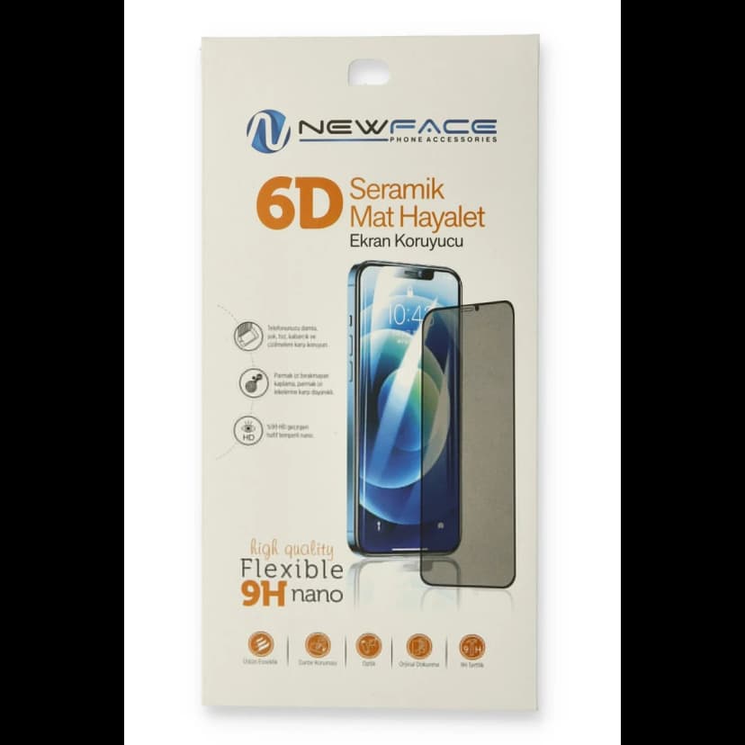 Newface Apple iPhone 14 Pro Max 6D Mat Seramik Hayalet Nano Ekran Koruyucu