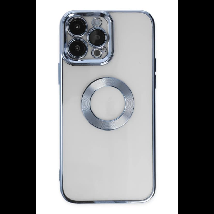 Newface Apple iPhone 14 Pro Kılıf Slot Silikon - Sierra Blue