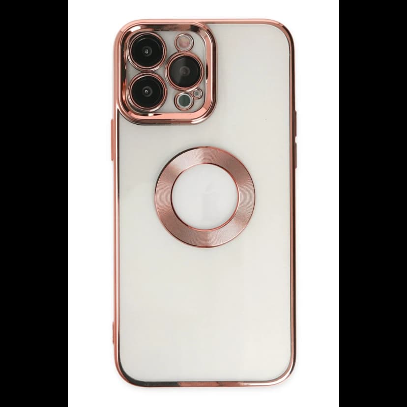 Newface Apple iPhone 14 Pro Kılıf Slot Silikon - Rose Gold