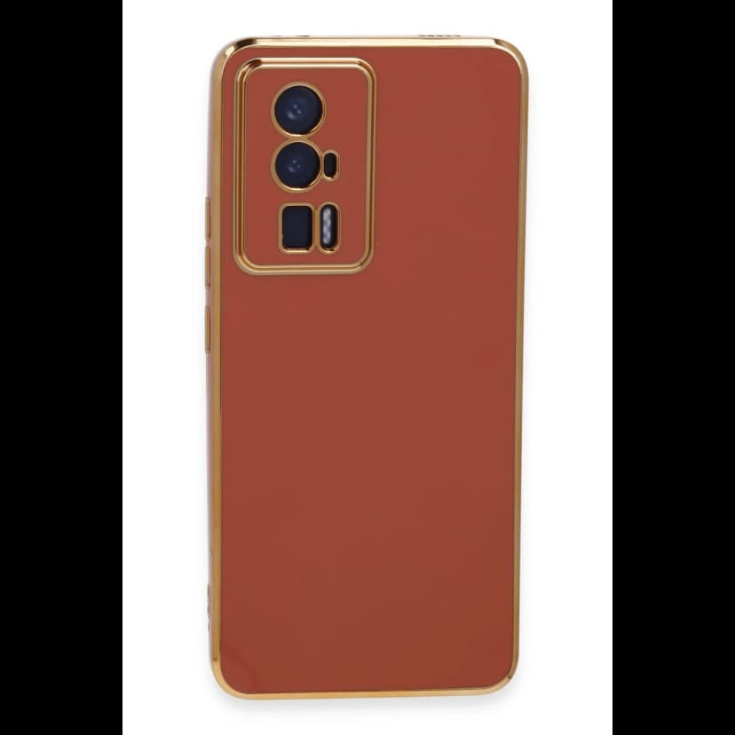 Newface Xiaomi Poco F5 Pro Kılıf Volet Silikon - Kırmızı