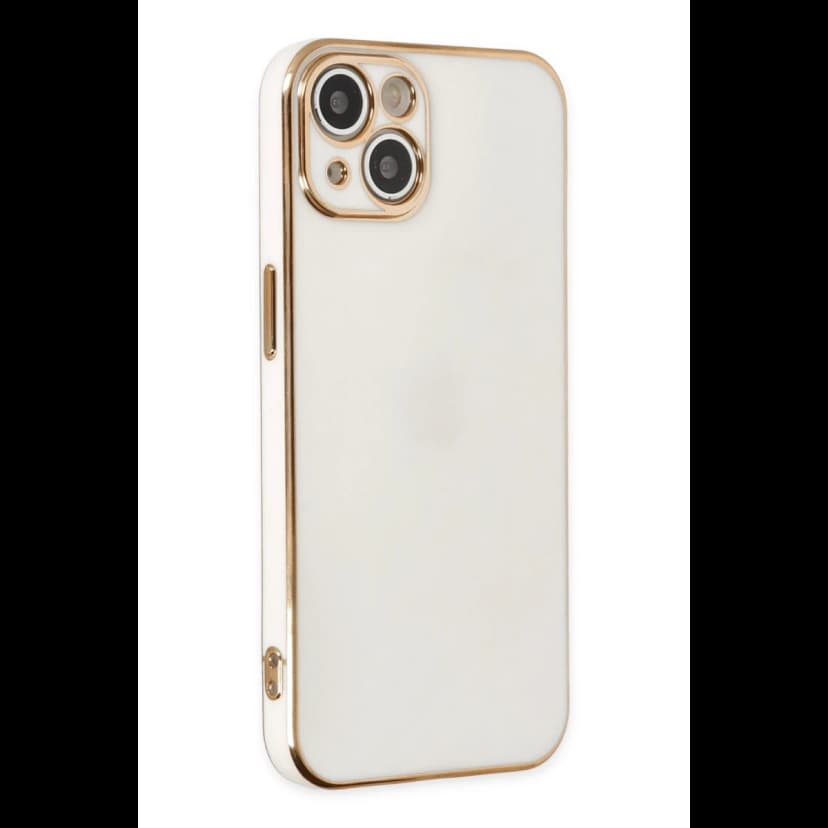 Newface Apple iPhone 14 Kılıf Volet Silikon - Beyaz