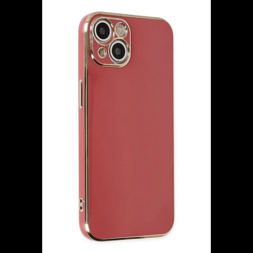 Newface Apple iPhone 14 Kılıf Volet Silikon - Kırmızı