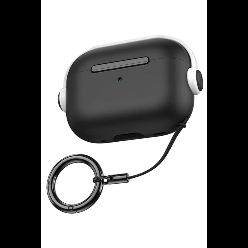 Newface Apple Airpods Pro 2 (2.nesil) Cool Kılıf - Siyah-Beyaz