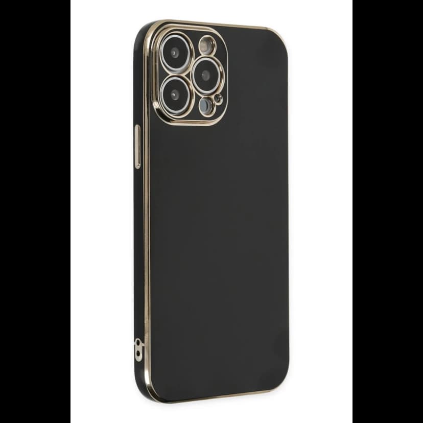 Newface Apple iPhone 14 Pro Max Kılıf Volet Silikon - Siyah