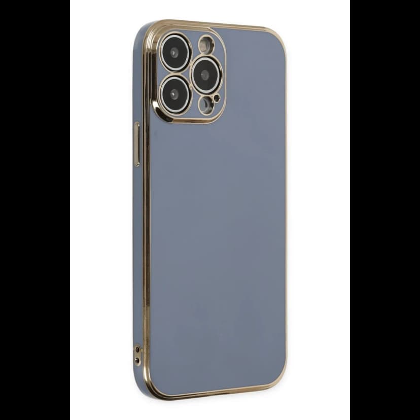 Newface Apple iPhone 14 Pro Max Kılıf Volet Silikon - Mavi