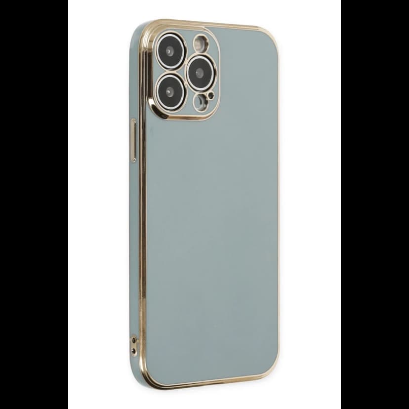 Newface Apple iPhone 14 Pro Max Kılıf Volet Silikon - Açık Yeşil