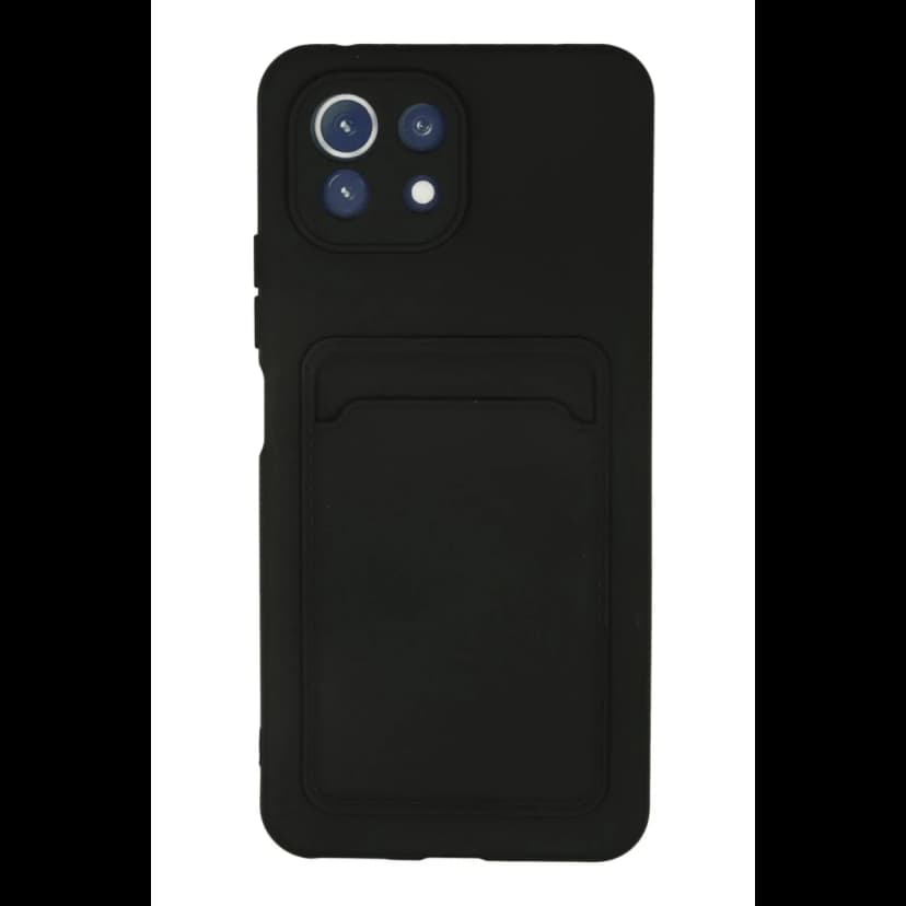 Newface Xiaomi Mi 11 Kılıf Kelvin Kartvizitli Silikon - Siyah