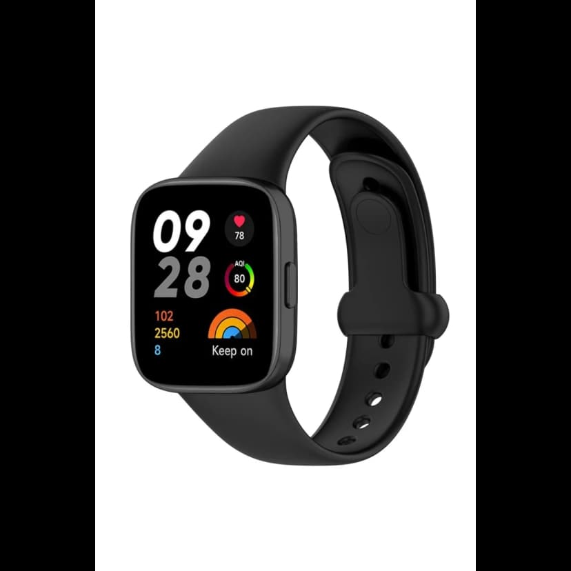 Newface Xiaomi Redmi Watch 3 Origin Silikon Kordon - Siyah