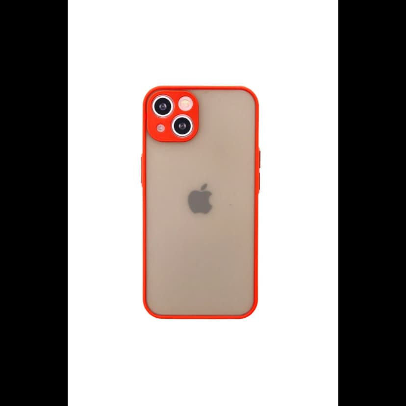 Newface Apple iPhone 14 Kılıf Montreal Silikon Kapak - Kırmızı