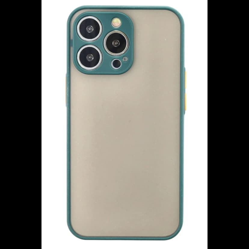 Newface Apple iPhone 14 Pro Kılıf Montreal Silikon Kapak - Yeşil