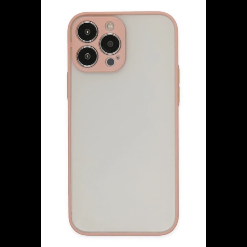 Newface Apple iPhone 14 Pro Max Kılıf Montreal Silikon Kapak - Pembe