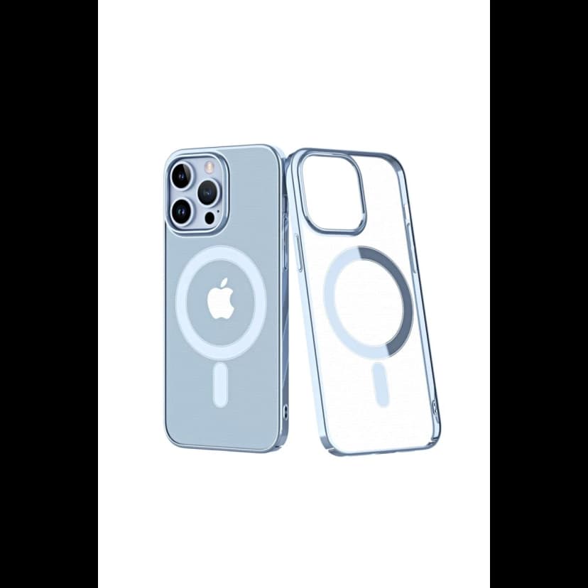 Newface Apple iPhone 14 Pro Kılıf Element Magneticsafe Sert Kapak - Sierra Blue