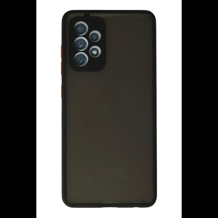 Newface Samsung Galaxy A72 Kılıf Montreal Silikon Kapak - Siyah
