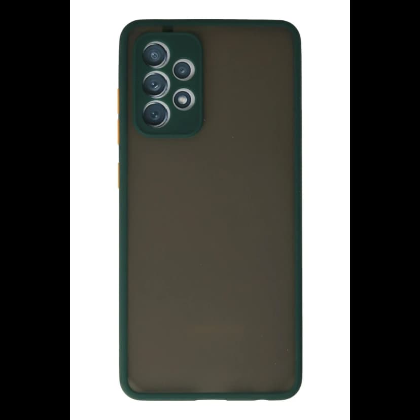 Newface Samsung Galaxy A72 Kılıf Montreal Silikon Kapak - Koyu Yeşil