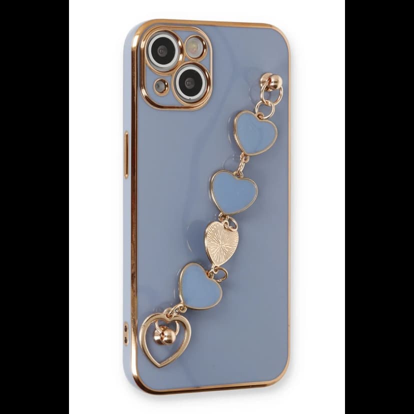 Newface Apple iPhone 14 Kılıf Esila Silikon - Gri