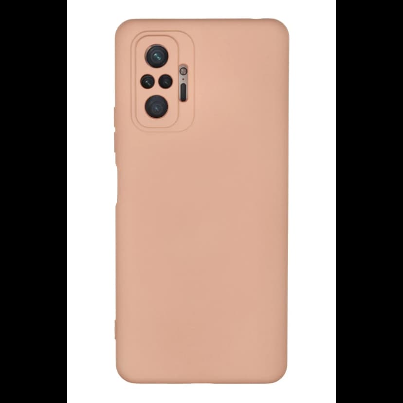 Newface Xiaomi Redmi Note 10 Pro Kılıf Nano içi Kadife Silikon - Pudra