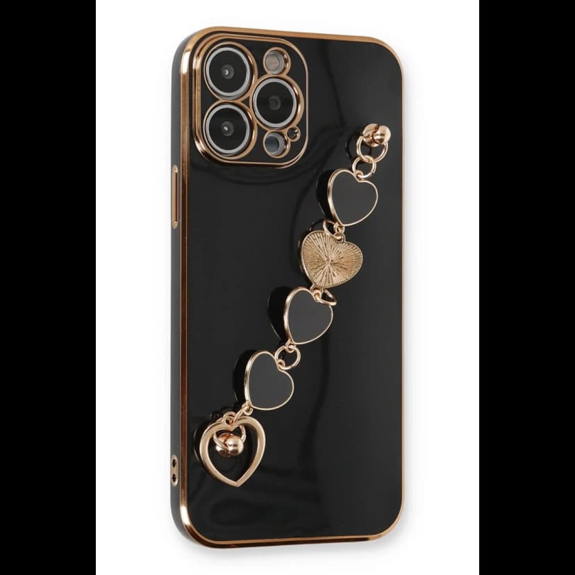 Newface Apple iPhone 14 Pro Kılıf Esila Silikon - Siyah