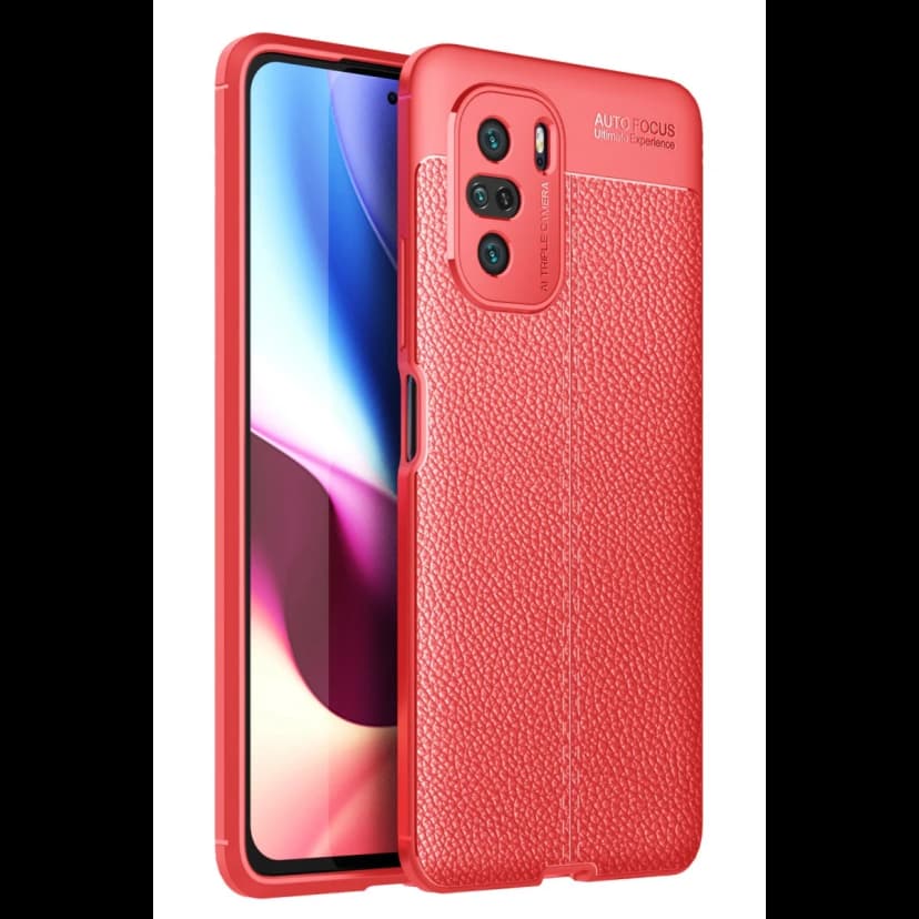 Newface Xiaomi Poco F3 Kılıf Auto Focus Kapak - Kırmızı