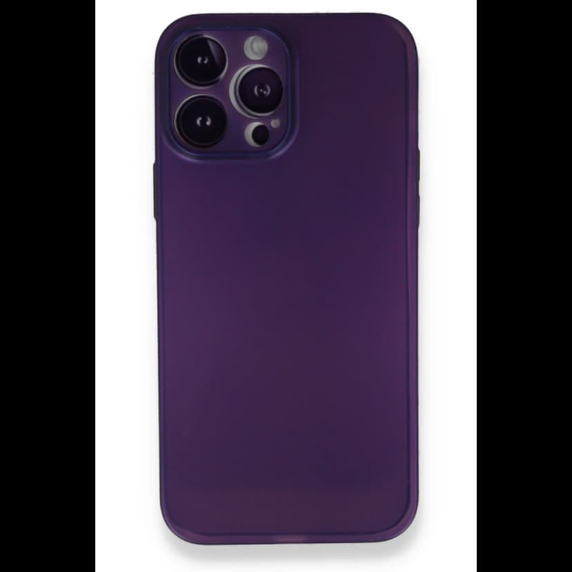 Newface Apple iPhone 14 Pro Max Kılıf PP Ultra İnce Kapak - Mor