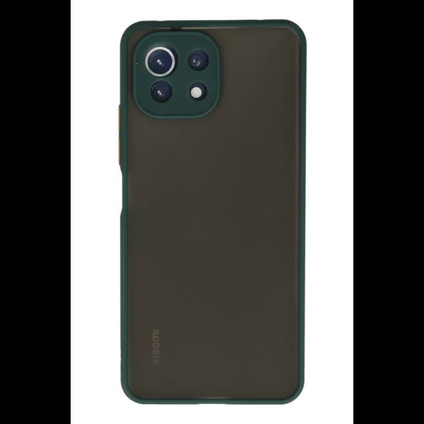 Newface Xiaomi Mİ 11 Lite Kılıf Montreal Silikon Kapak - Yeşil