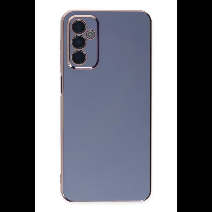 Newface Samsung Galaxy M23 Kılıf Volet Silikon - Mavi