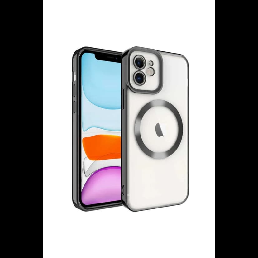 Newface Apple iPhone 11 Kılıf Kross Magneticsafe Kapak - Siyah