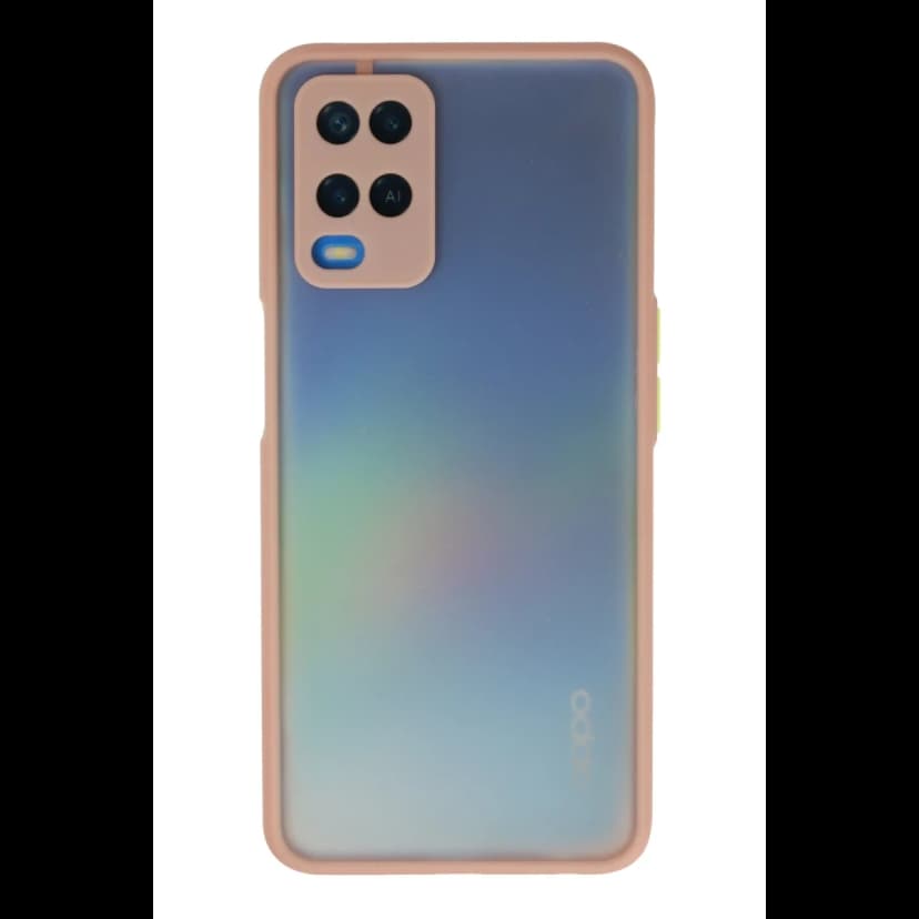 Newface Oppo A54 4G Kılıf Montreal Silikon Kapak - Pembe