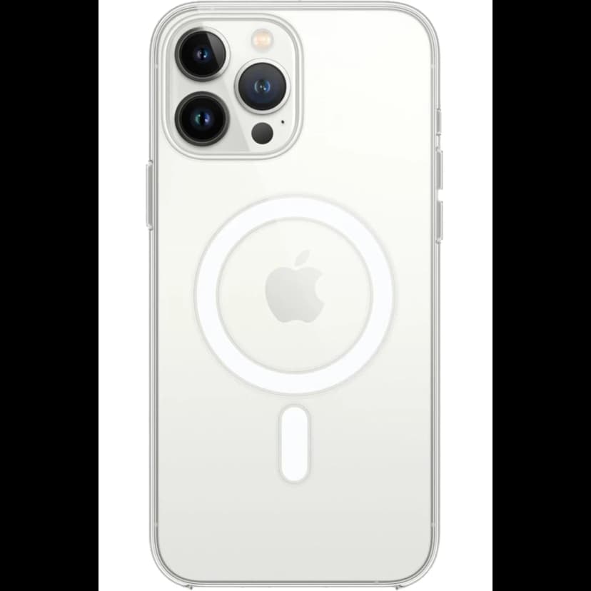 Newface Apple iPhone 15 Pro Kılıf Magneticsafe Şeffaf Silikon - Şeffaf