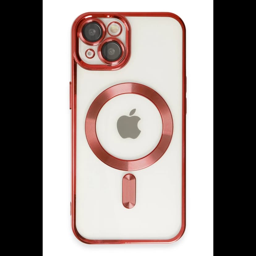 Newface Apple iPhone 14 Kılıf Kross Magneticsafe Kapak - Kırmızı
